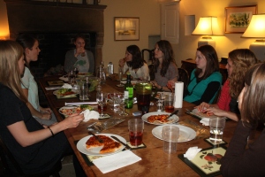 Dinner with the girls in the Peak District...so fun!